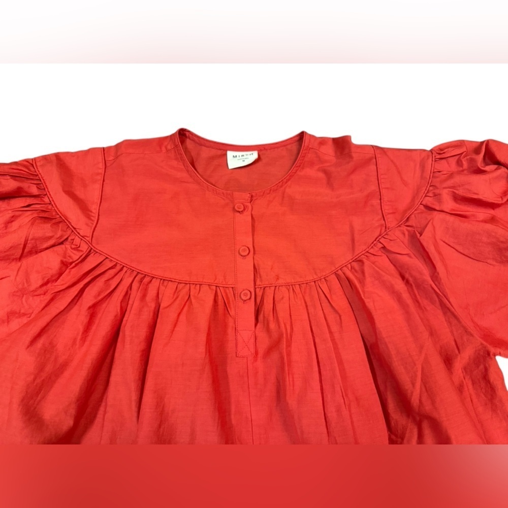 MIRTH OSLO BLOUSE IN RED Size Medium (I have matching pants, sold separately) - Picture 11 of 15